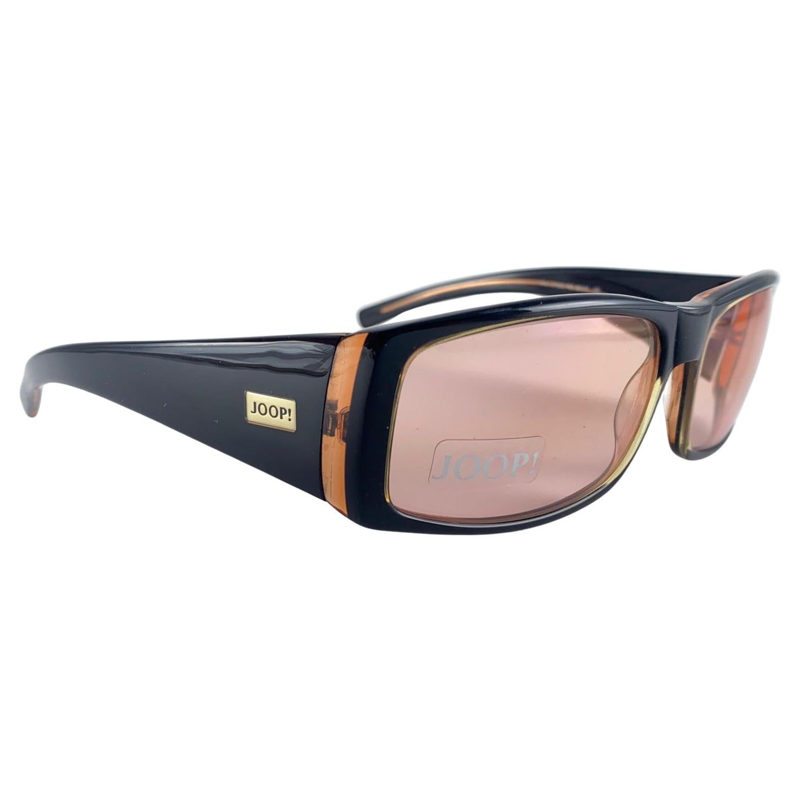 New Vintage Joop! 1990'S Mod 87005 Dark Brown Sunglasses Made In Germany For Sale