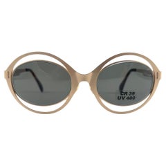 Nuovo Vintage JOOP! All About Eve Doppio Cerchio Oro Opaco Mod 8769  Occhiali da sole