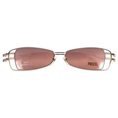 Nuovo Vintage JOOP! Occhiali da sole Shield Mod 8728 oro anni '90