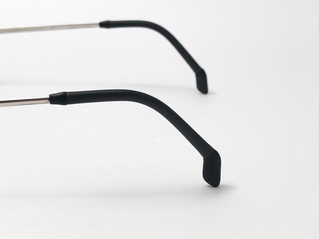 Nuevas gafas de sol Vintage Kansai Yamamoto HOYA Steampunk Silver Full Set 1980 Japan en venta 2