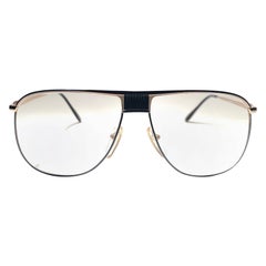 New Vintage Lacoste 171 Oversized Frame Changeable Lenses 1970 Sunglasses