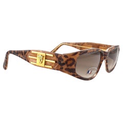 Nuovo look vintage Riviera " Caracas " Occhiali da sole con stampa leopardo Francia