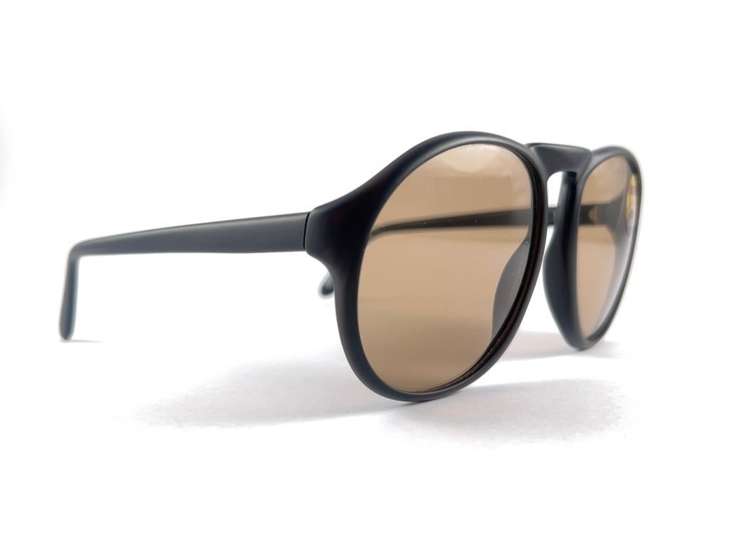 Neue Vintage Marwitz Zeiss Oversized Brown Gläser W. Deutschland 1970's Sonnenbrille im Zustand „Hervorragend“ im Angebot in Baleares, Baleares