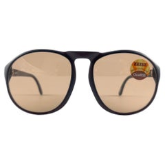 Neue Vintage Marwitz Zeiss Oversized Brown Gläser W. Deutschland 1970's Sonnenbrille