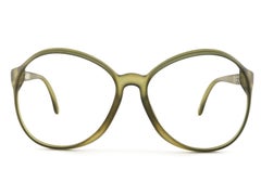 New Vintage Marwitz Zeiss Oversized Green Made in Germany 1970 Sunglasses