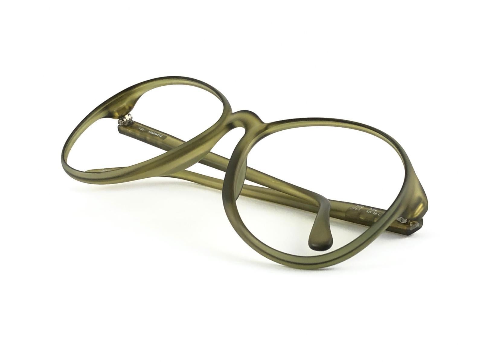 Women's or Men's New Vintage Marwitz Zeiss Oversized Green Made in Germany 1970 Sunglasses For Sale