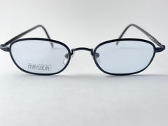 New Vintage Matsuda 14110 Rx Blue Metallic Frame 1990's Made In Japan Sunglasses