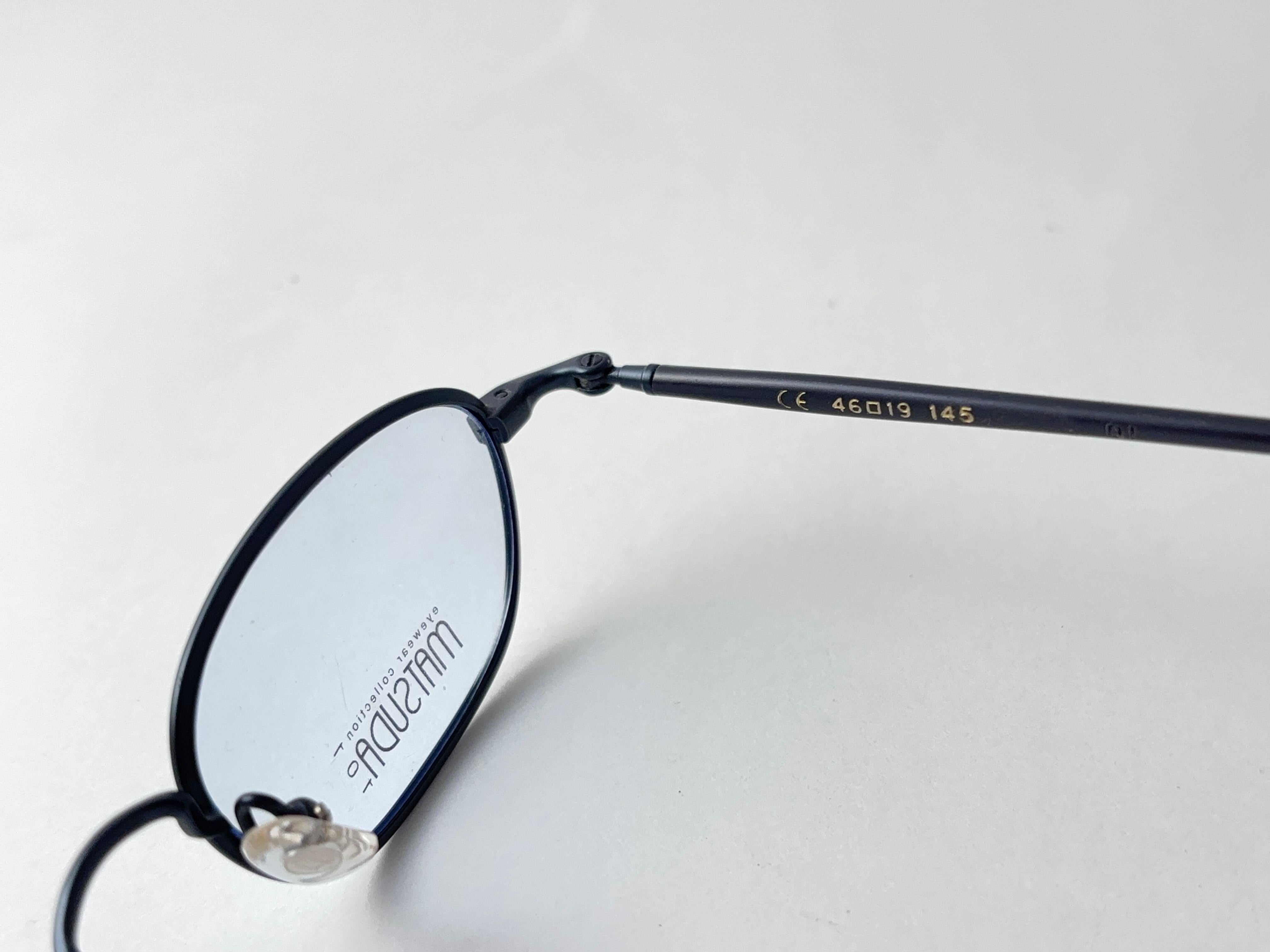 Nuevo Vintage Matsuda 14110 Rx Montura metálica azul Años 90 Gafas de sol Made In Japan en Nuevo estado para la venta en Baleares, Baleares