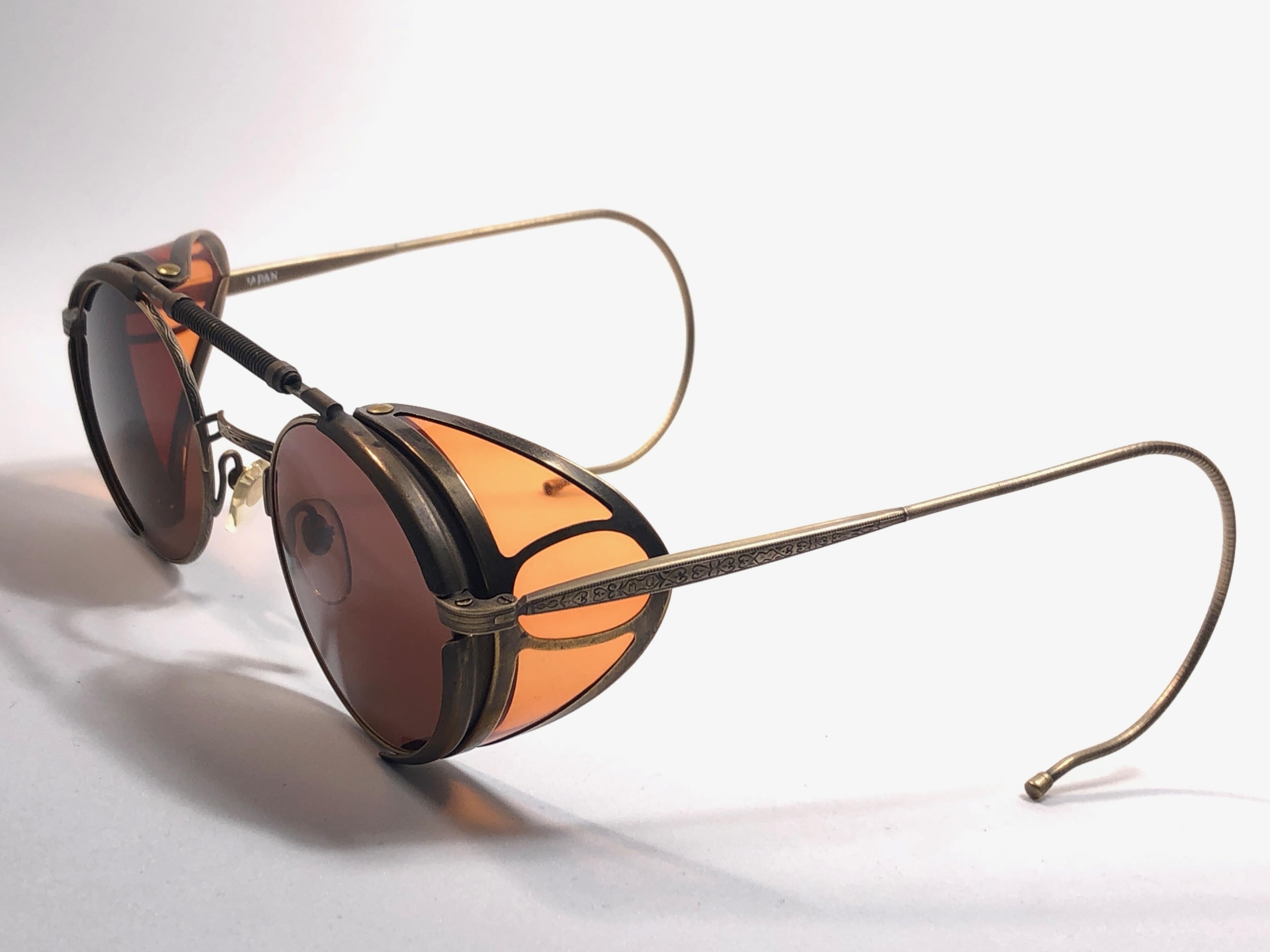 New Vintage Matsuda 2809 C Collector Item 1990 Made in Japan Sunglasses In New Condition In Baleares, Baleares