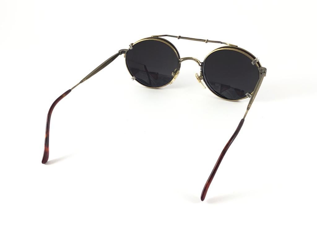 New Vintage Matsuda 2809 Copper Collector Item 1990 Made in Japan Sunglasses en vente 12