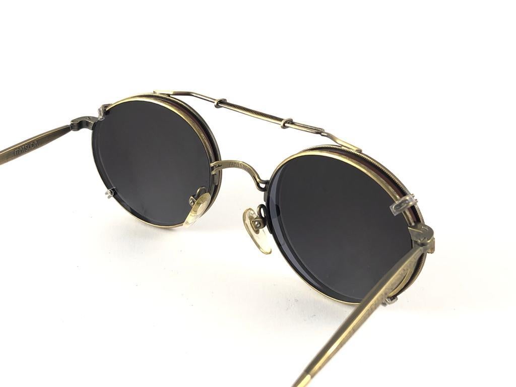 New Vintage Matsuda 2809 Copper Collector Item 1990 Made in Japan Sunglasses en vente 13