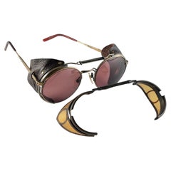 Neu Vintage Matsuda 2809 Kupfer & Leder Collector Item 1990 Japan Sonnenbrille