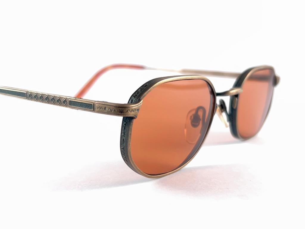 Women's or Men's New Vintage Matsuda 2879  100% Titan Frame 1990's Made in Japan Sunglasses