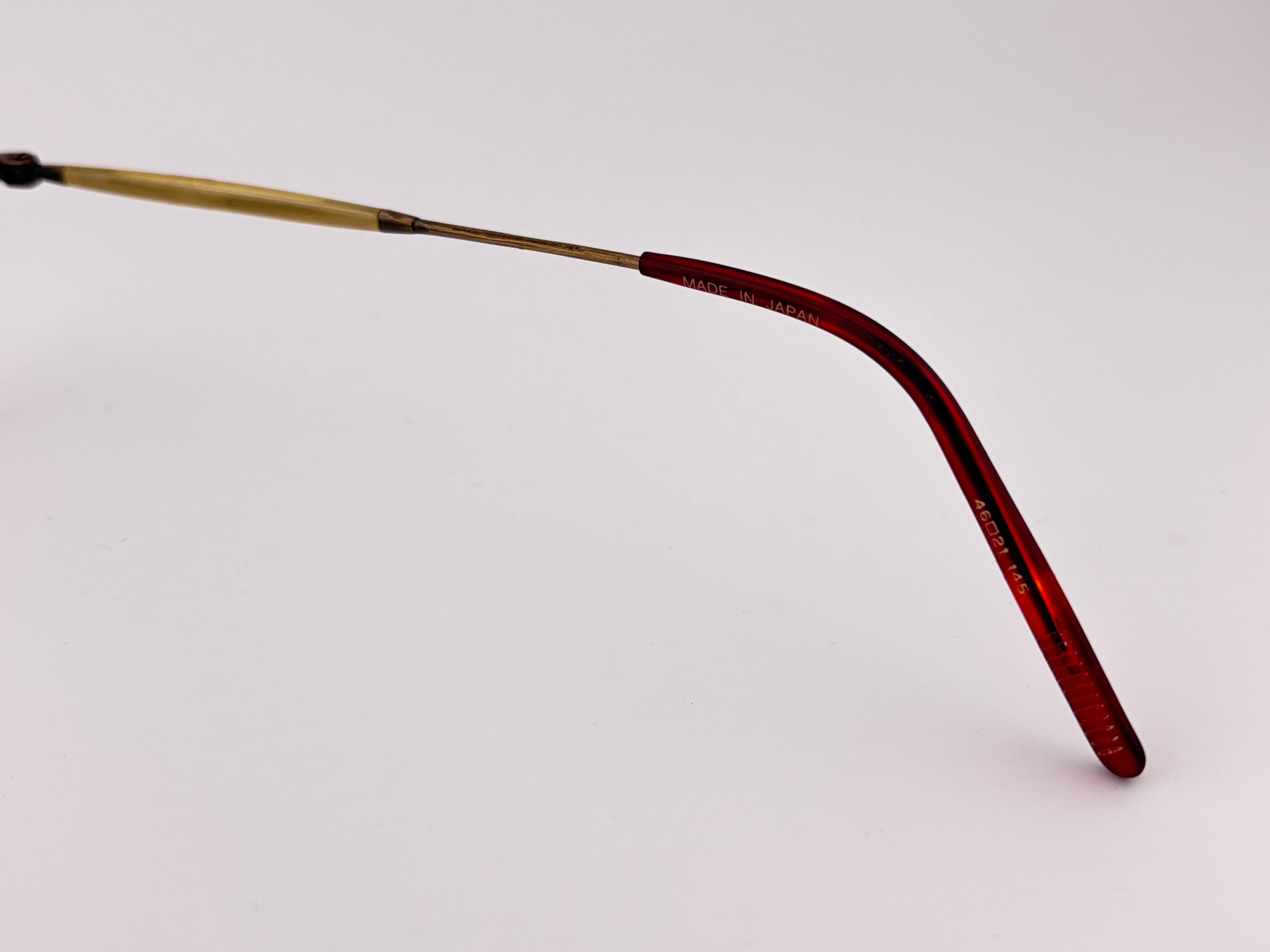 Lunettes de soleil Vintage By 10119 Copper Frame 1990's Made In Japan Neuf - En vente à Baleares, Baleares