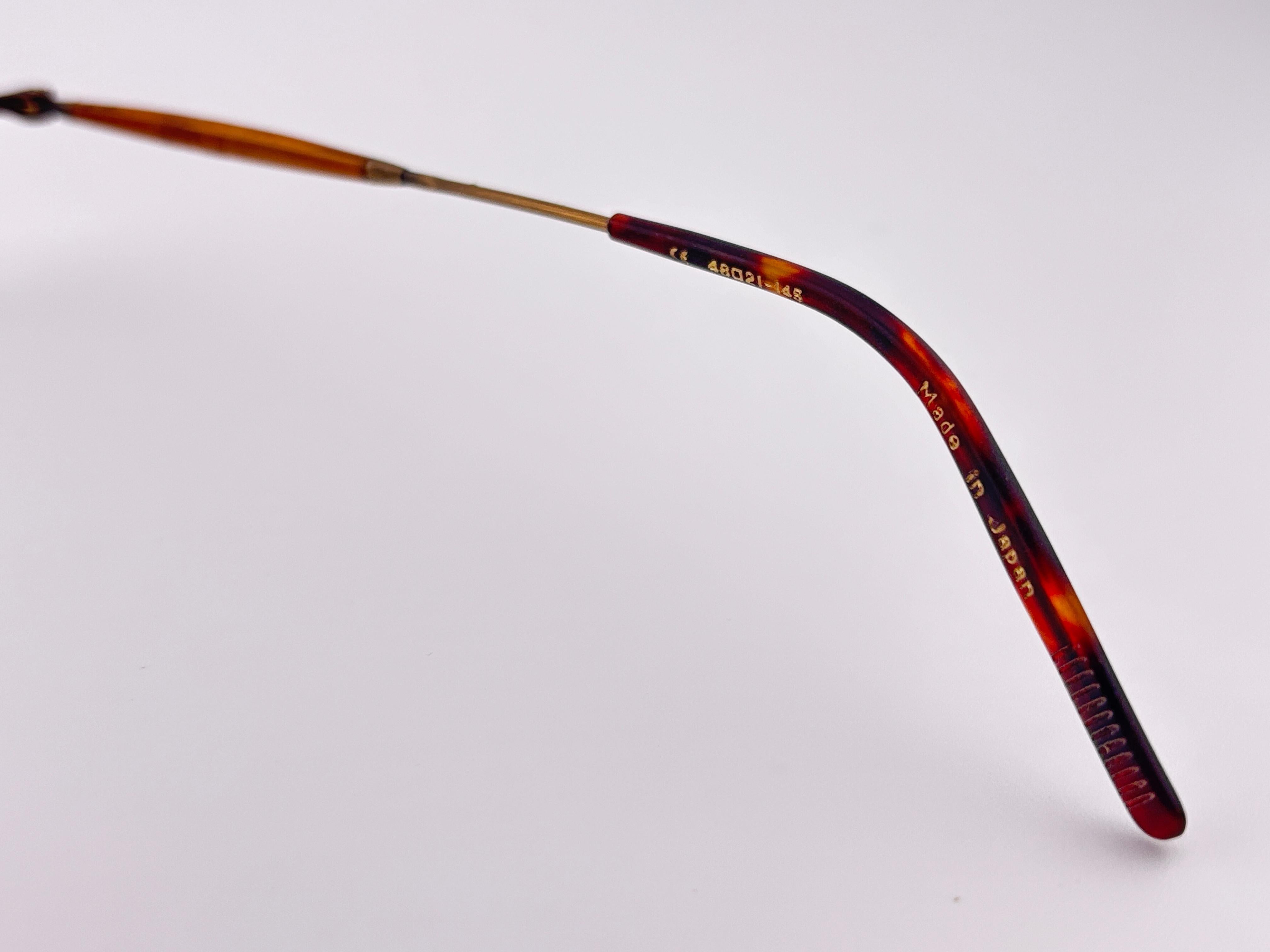 Neue Vintage Matsuda Rx 10123 Copper Frame 1990'S Made in Japan Sonnenbrillen im Zustand „Hervorragend“ im Angebot in Baleares, Baleares