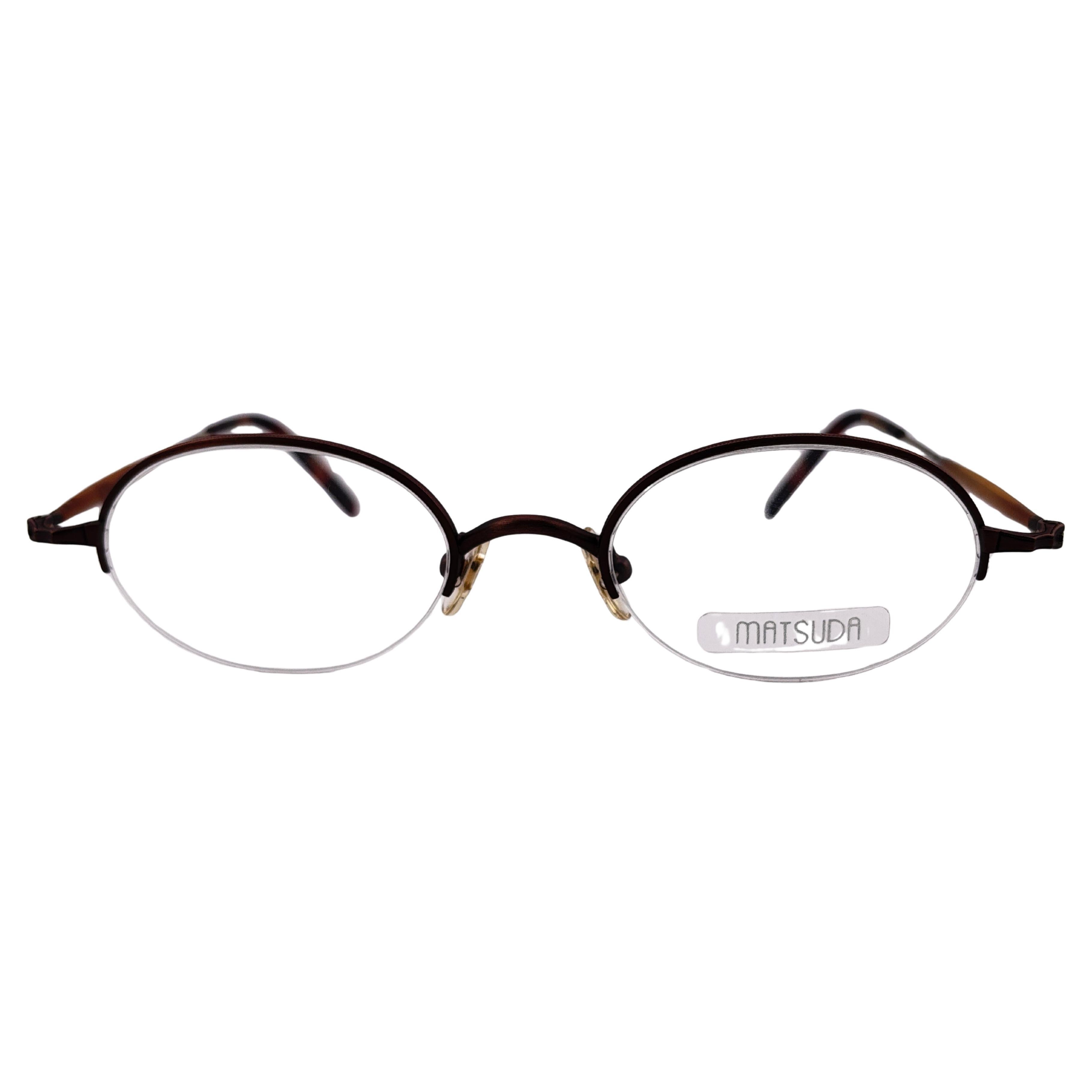 Lunettes de soleil Vintage By 10123 Copper Frame 1990
s Made In Japan