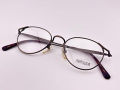 New Vintage Matsuda Rx 2852 Silver Frame 1990'S Made In Japan Sunglasses