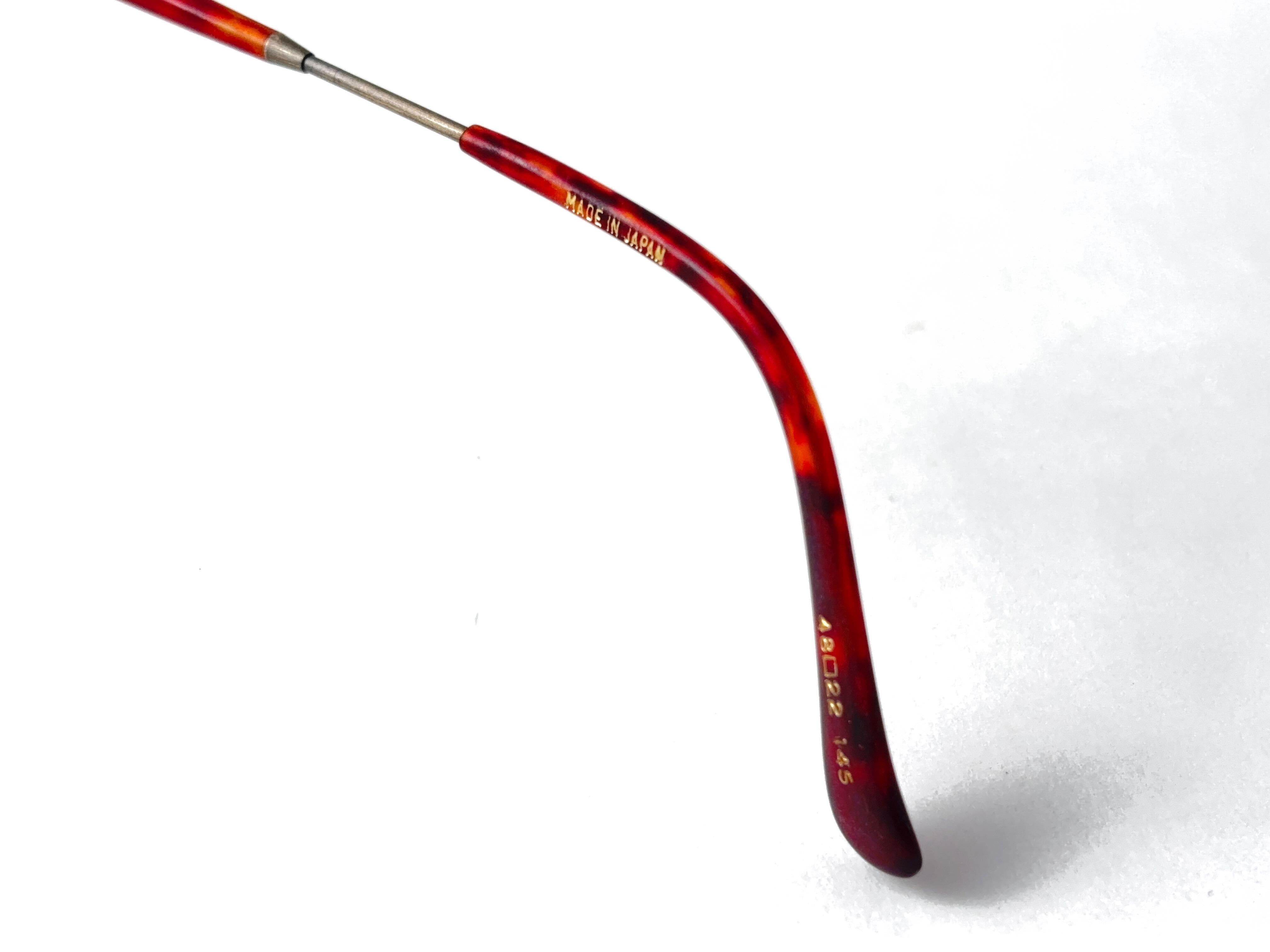 Nuevas gafas de sol Vintage Matsuda Rx Copper Frame 1990'S Made In Japan Marrón en venta