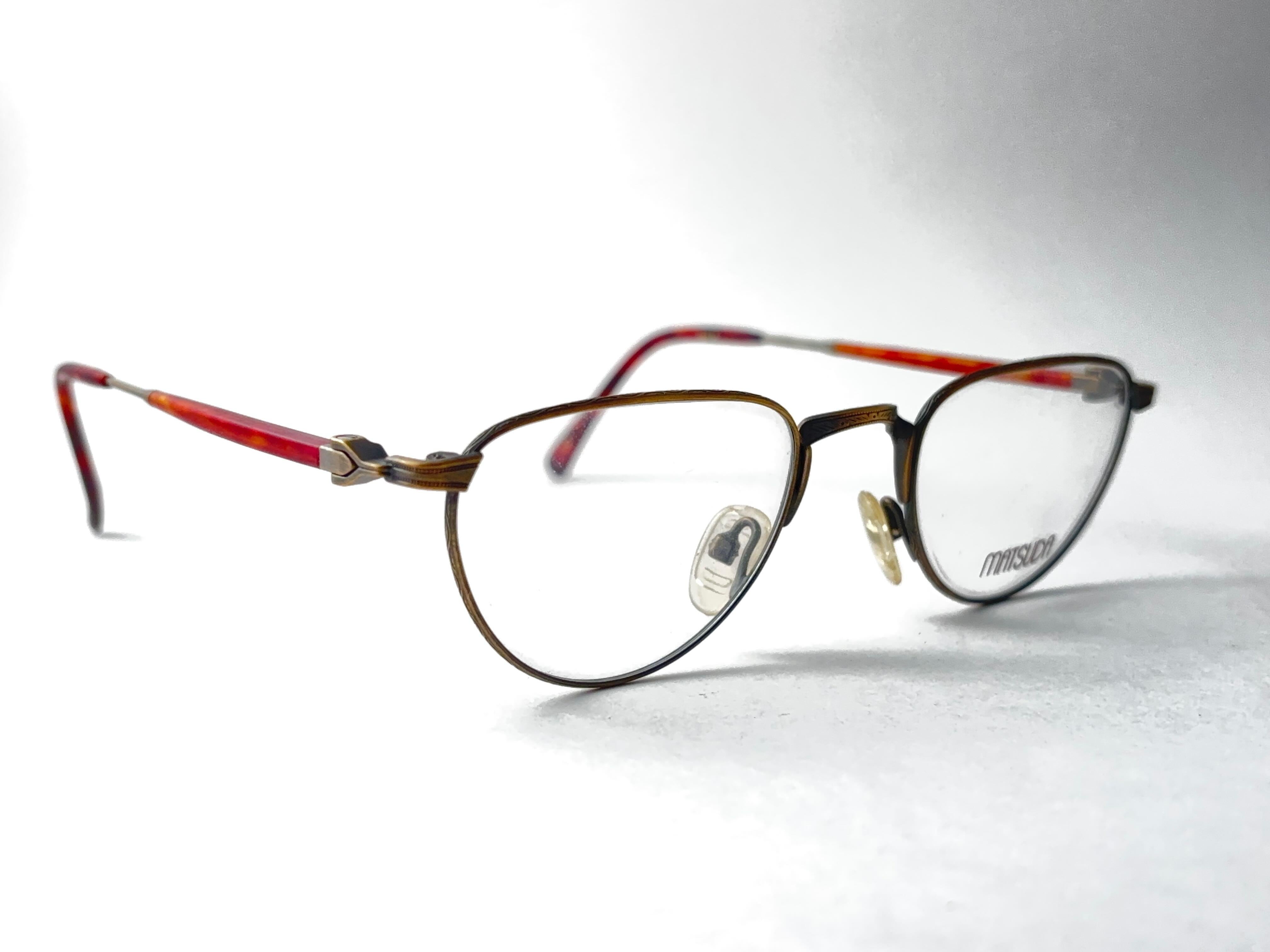 Nuevas gafas de sol Vintage Matsuda Rx Copper Frame 1990'S Made In Japan en Nuevo estado para la venta en Baleares, Baleares