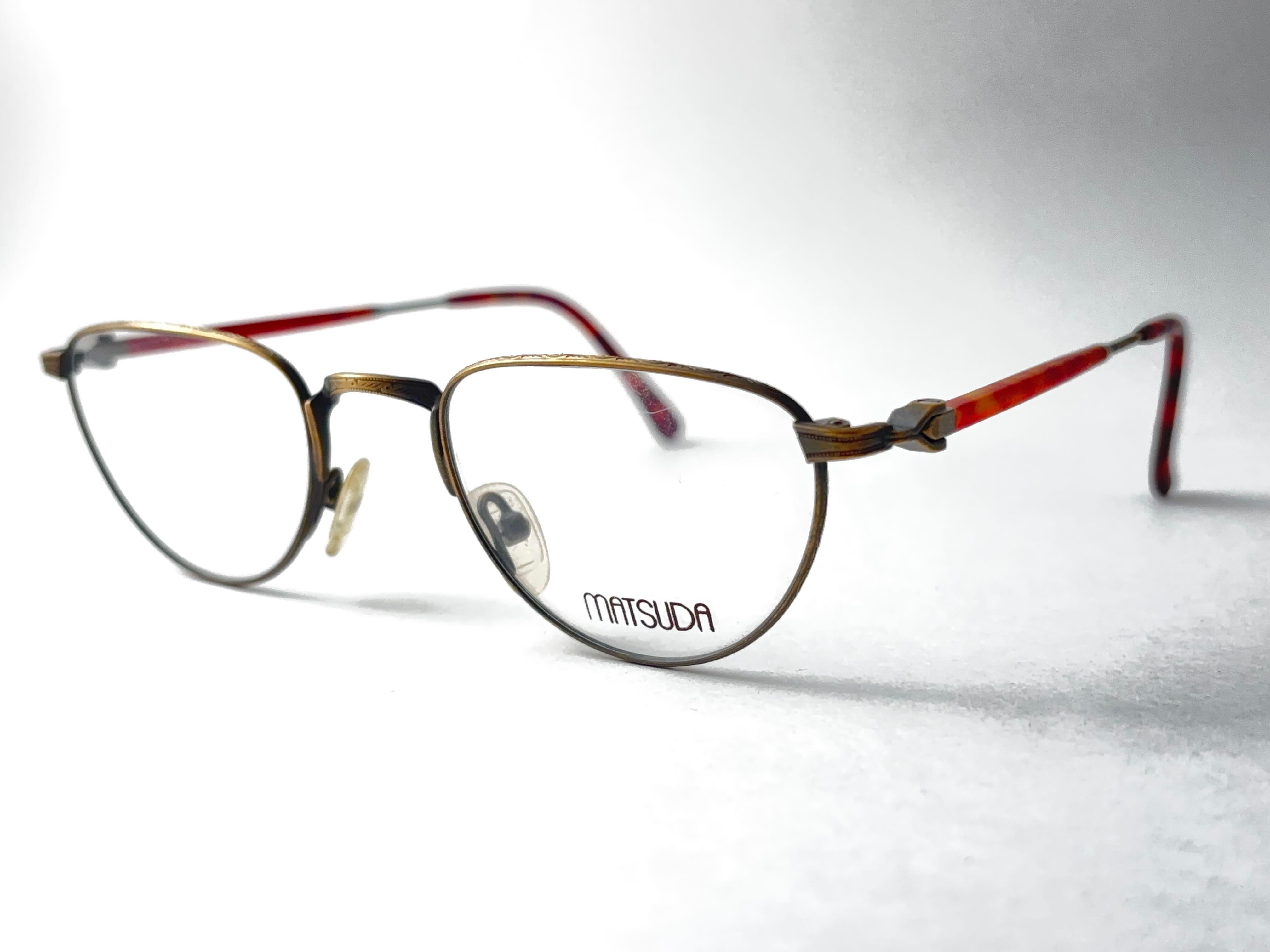 Femenino o masculino Nuevas gafas de sol Vintage Matsuda Rx Copper Frame 1990'S Made In Japan en venta