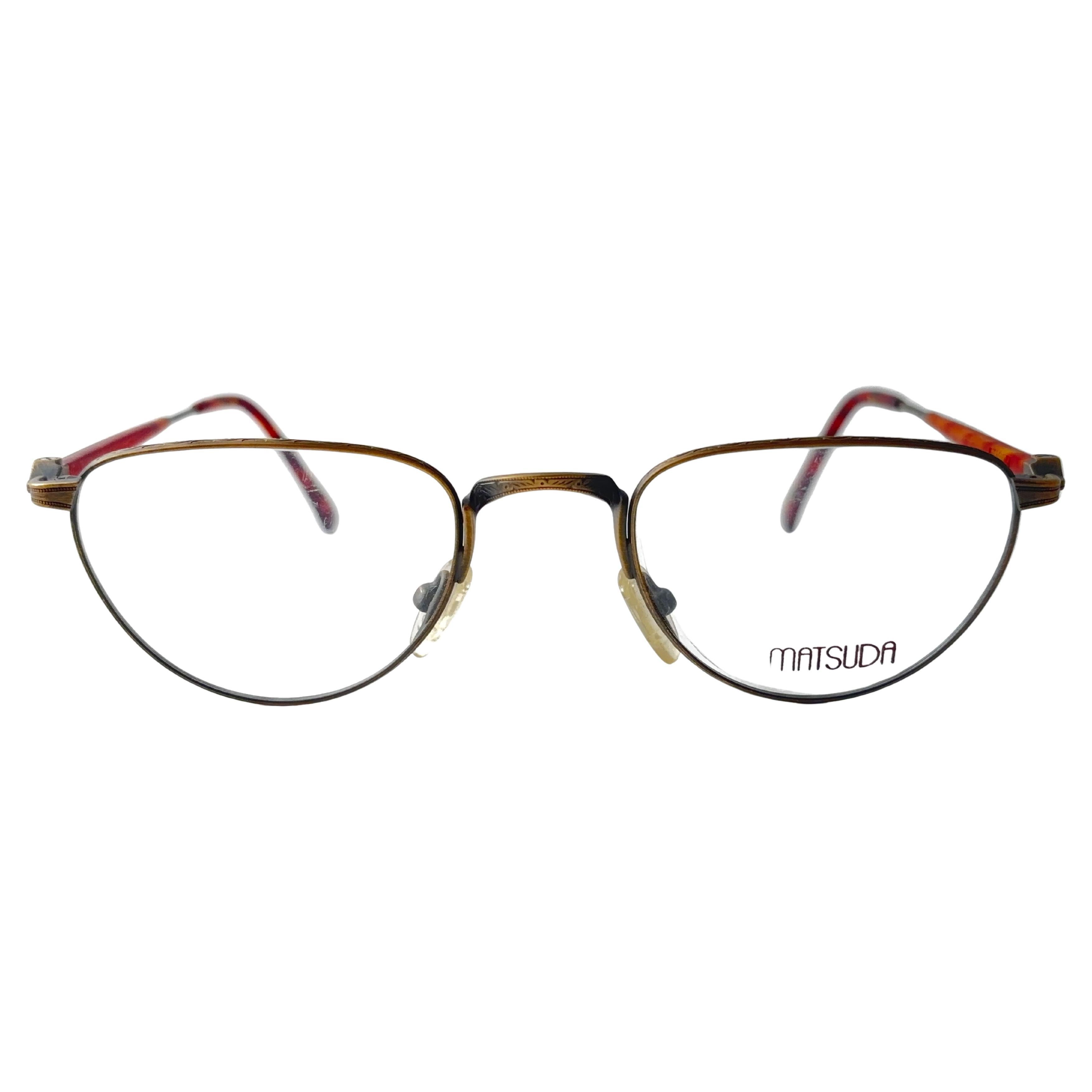 Nuevas gafas de sol Vintage Matsuda Rx Copper Frame 1990'S Made In Japan en venta