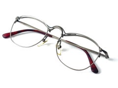 Nuevo Vintage Matsuda Rx Montura plateada Años 90 Gafas de sol Made In Japan