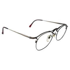 Nuevo Vintage Matsuda Rx Montura plateada Años 90 Gafas de sol Made In Japan