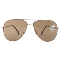 Neu Vintage Menrad 707 Aviator Light Goldrahmen-Sonnenbrille, 70er Jahre, hergestellt in Deutschland, Vintage