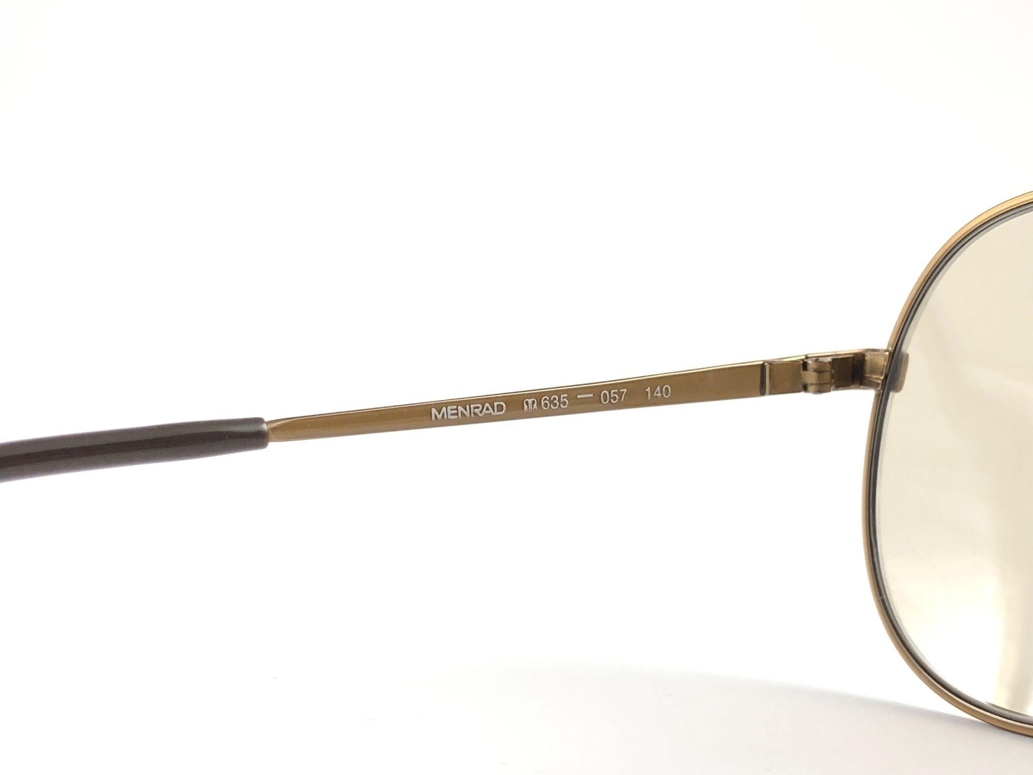 New Vintage Menrad Copper Oversized Made in Germany 1970 Sunglasses  Unisexe en vente