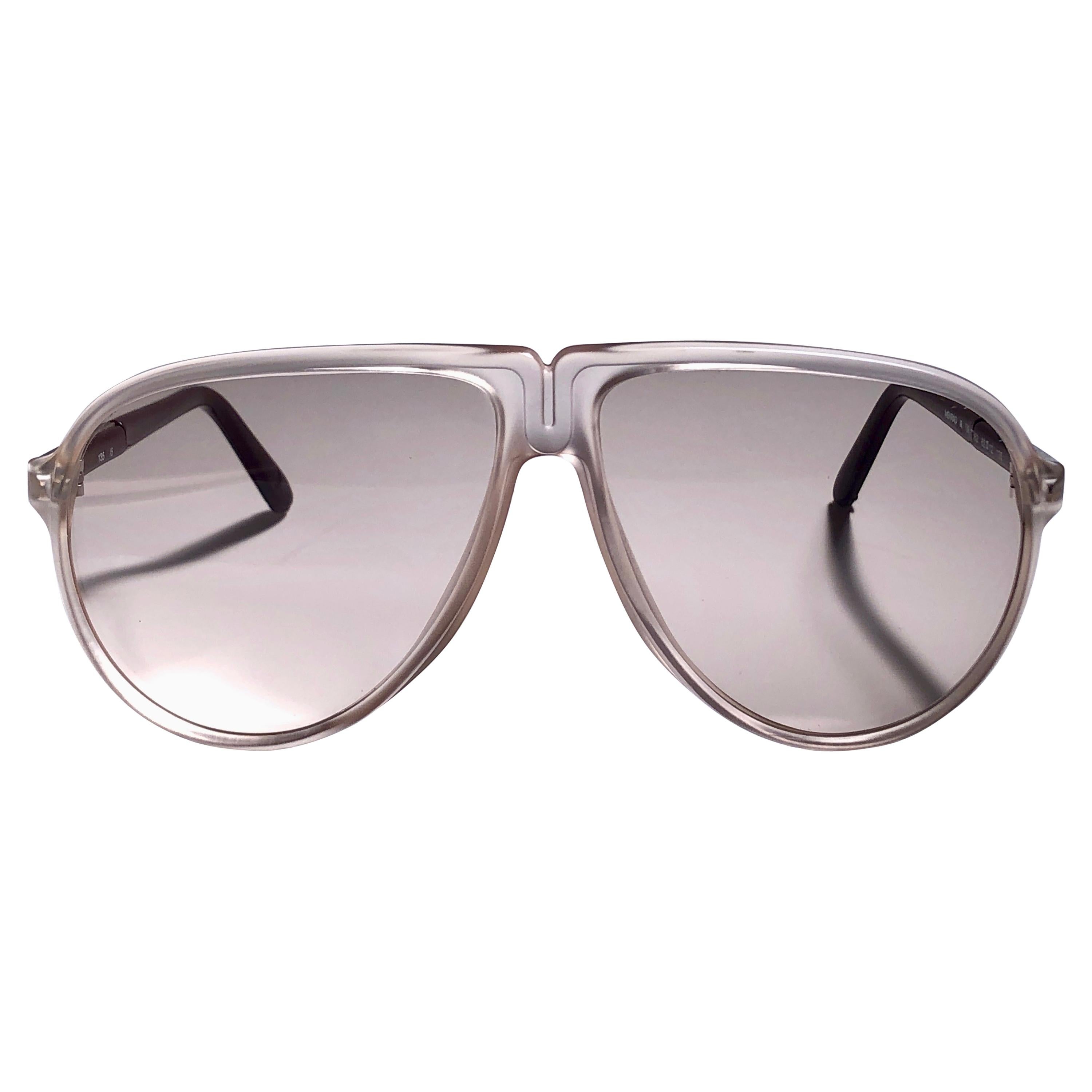 Neu New Vintage Menrad Ice Oversized austauschbare Sonnenbrille Deutschland 1970 im Angebot