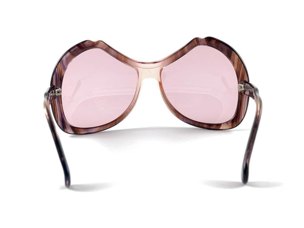 Lunettes de soleil vintage multicolores Menrad 67 Funk Allemagne, 1970, neuves Excellent état - En vente à Baleares, Baleares