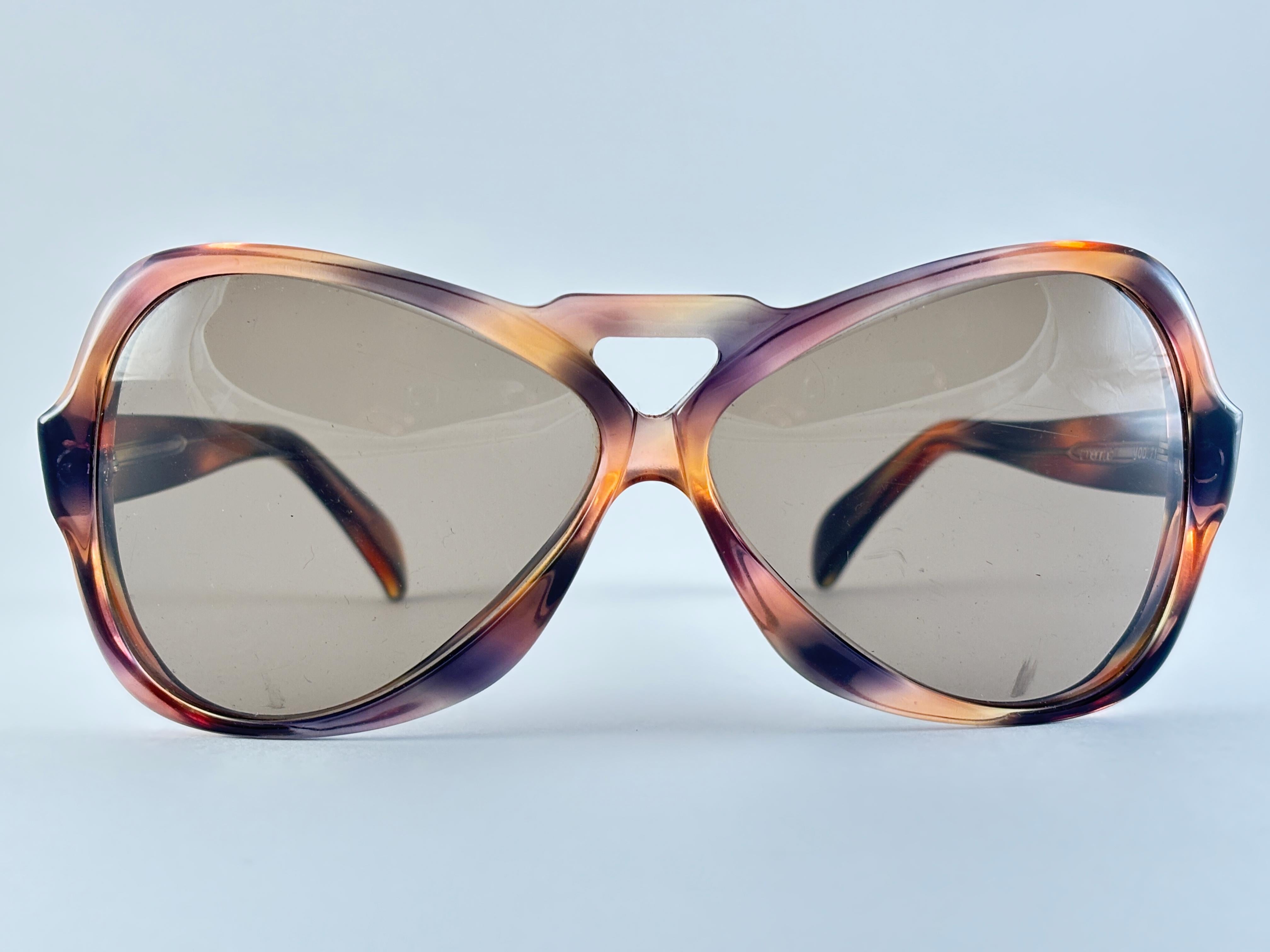 Neu Vintage Menrad Multicolour Funk Deutschland 1970 Sonnenbrille für Damen oder Herren im Angebot