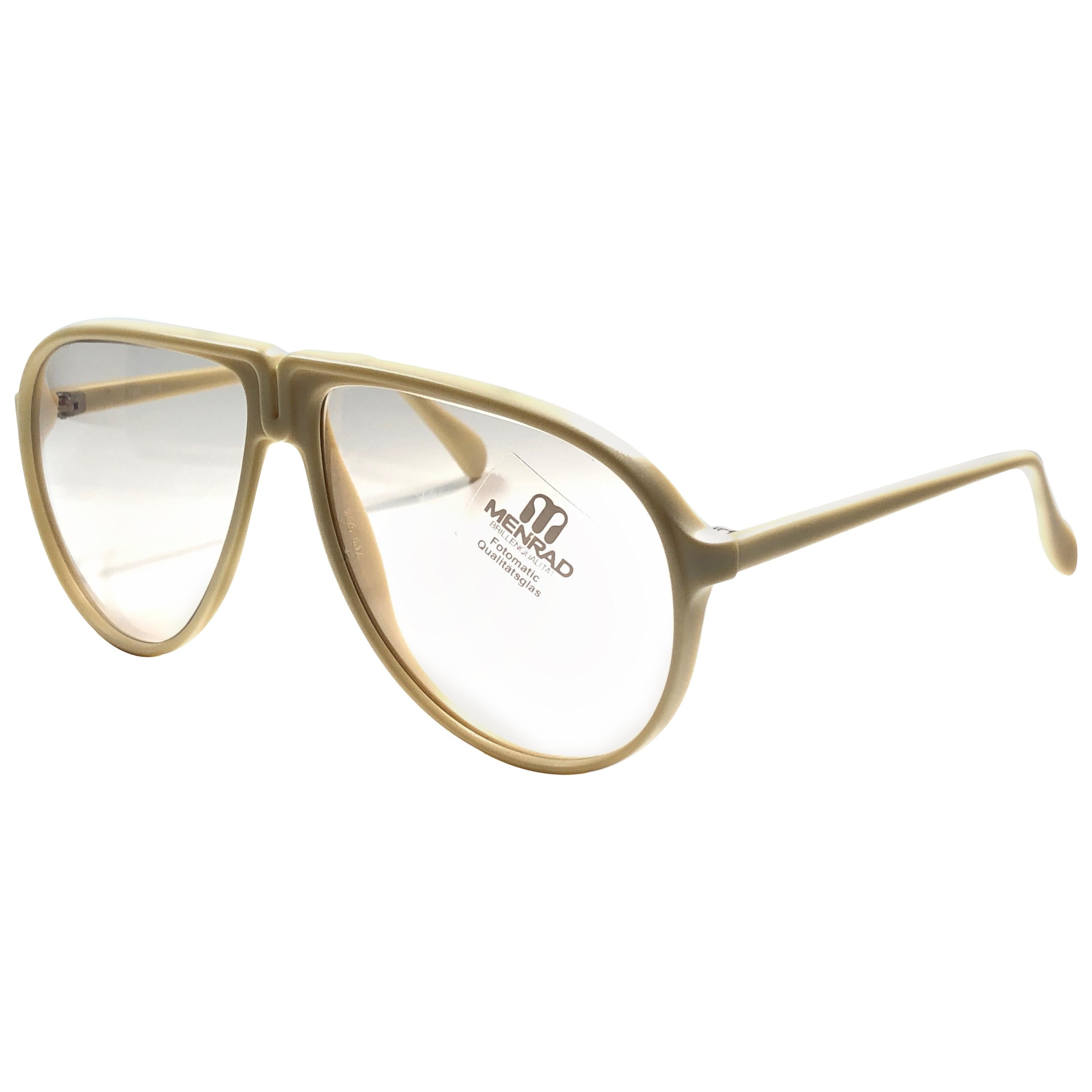 Nuevas gafas de sol Vintage Menrad Oversized Changeable Lenses Germany 1970