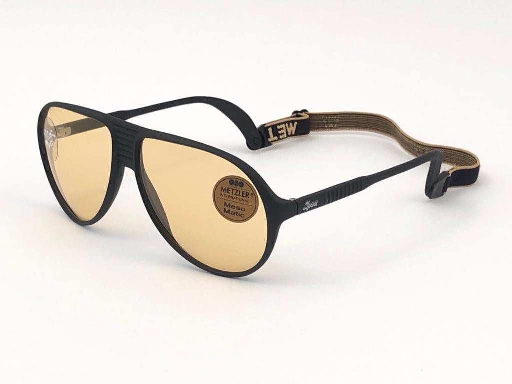 Women's New Vintage Metzler 0153 Sports Changeable Lenses Sunglasses Germany 1980's