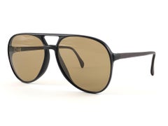 Neu Vintage Metzler 290 Aviator Burgundy Sonnenbrille Made in Germany 1980er Jahre