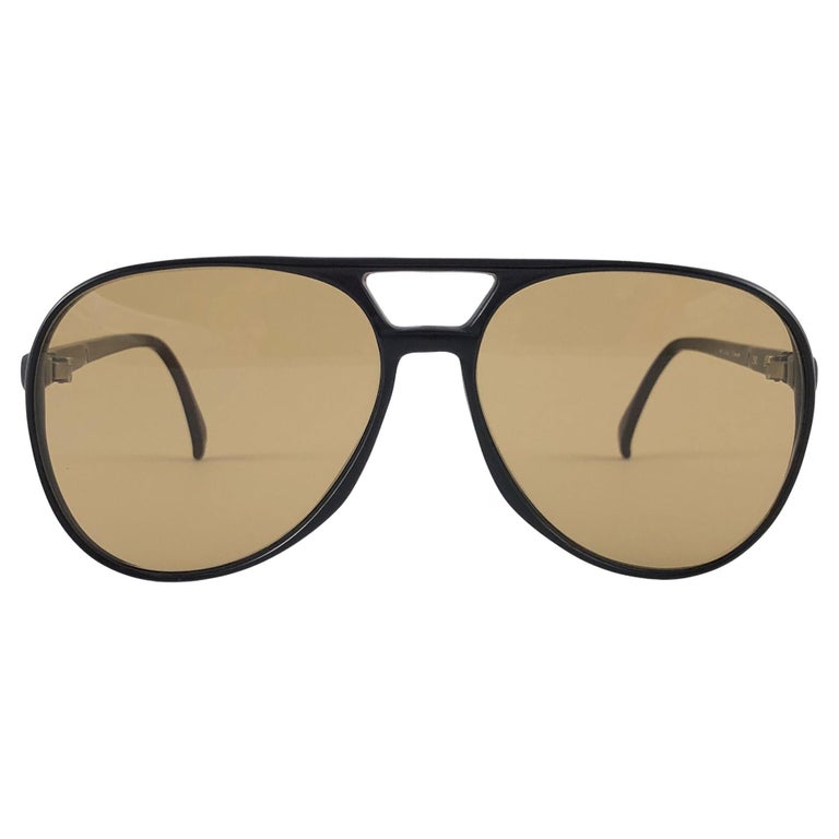 New Vintage Metzler 290 Aviator Burgundy Sunglasses Made in Germany