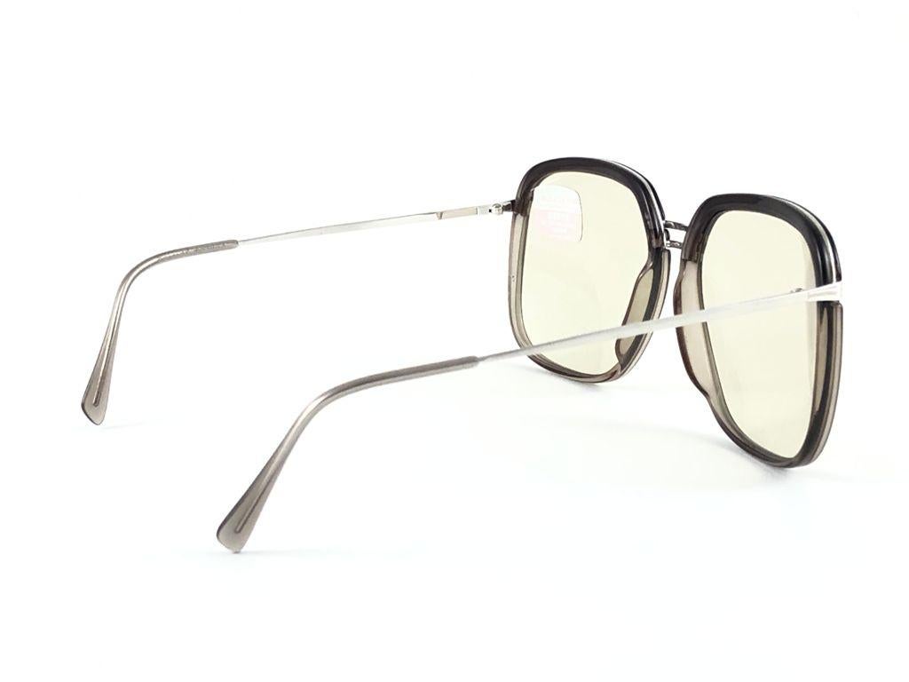 Vintage Metzler 2900 Transluzente Sonnenbrille Made in Germany 1980er Jahre, Vintage im Angebot 3