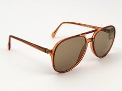 Neu Vintage Metzler Bernstein 2086 Sport-Sonnenbrille Made in Germany 1980er Jahre