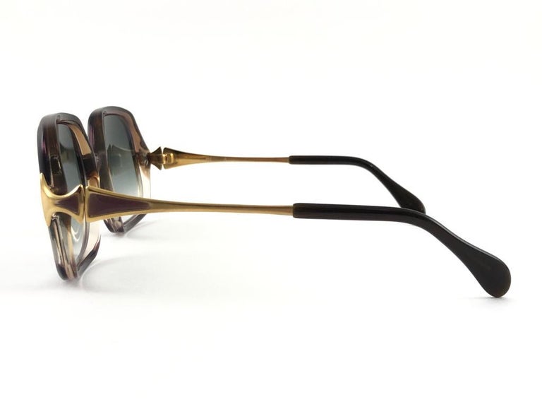 New Vintage Metzler Translucent and Enamel Details Sunglasses West ...