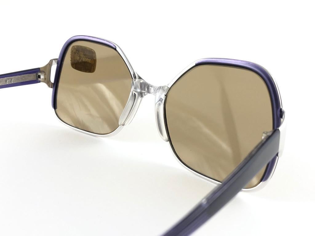 Women's or Men's New Vintage Metzler Zeiss 870 Umbramatic 65 Sunglasses West Germany 80's For Sale