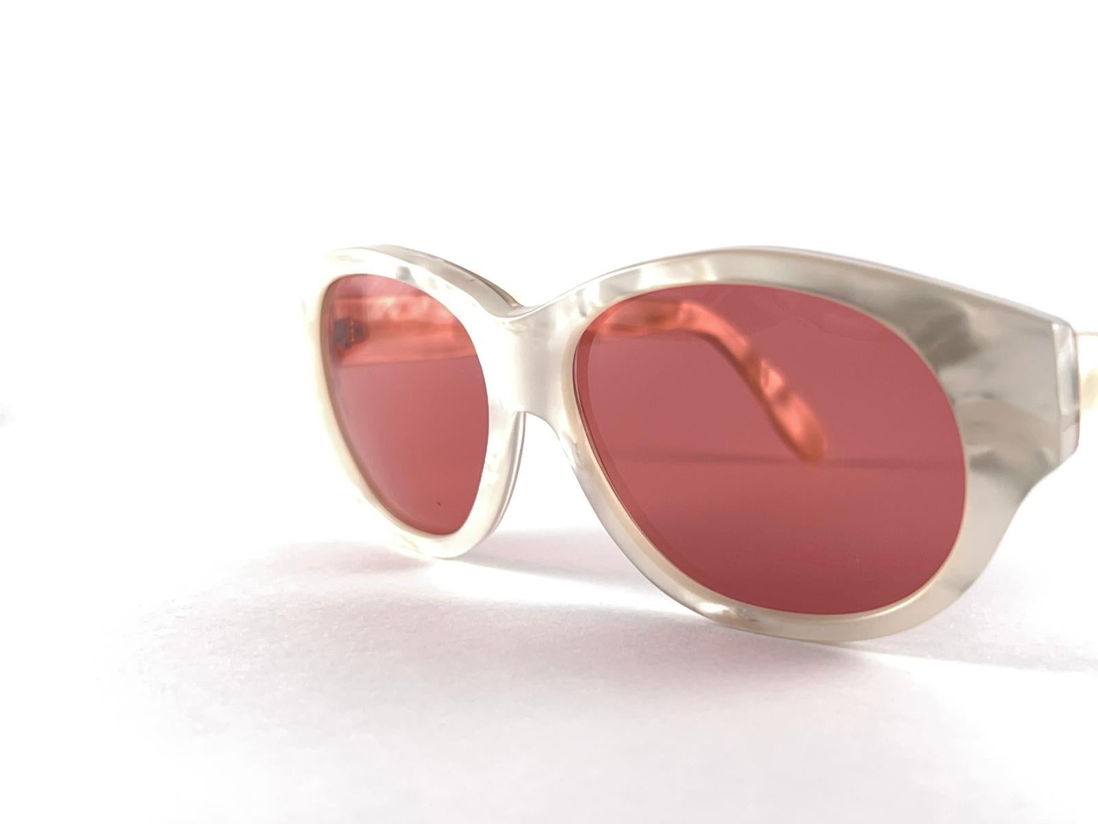 Femenino o masculino Nuevo Vintage Michele Lamy Creole Gafas de sol de montura rara años 70 Made In France en venta