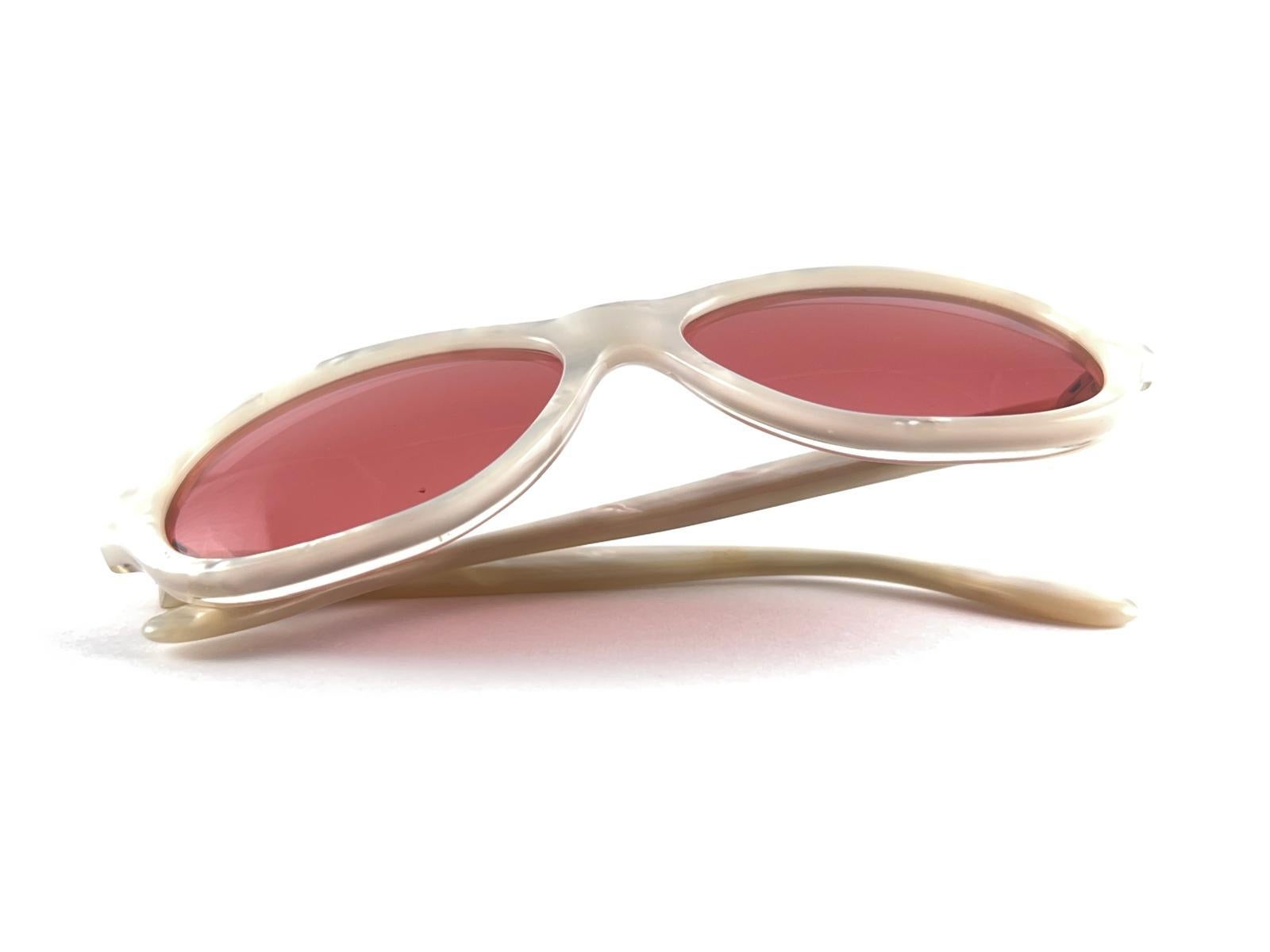 Nuevo Vintage Michele Lamy Creole Gafas de sol de montura rara años 70 Made In France en venta 2