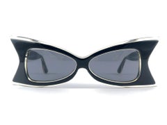 Nuevo Vintage Michele Lamy Gafas de sol de montura rara Couture años 70 Made In France