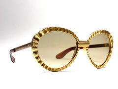 New Vintage Michelle Brevet 1950's Oversized Handmade in France Sunglasses