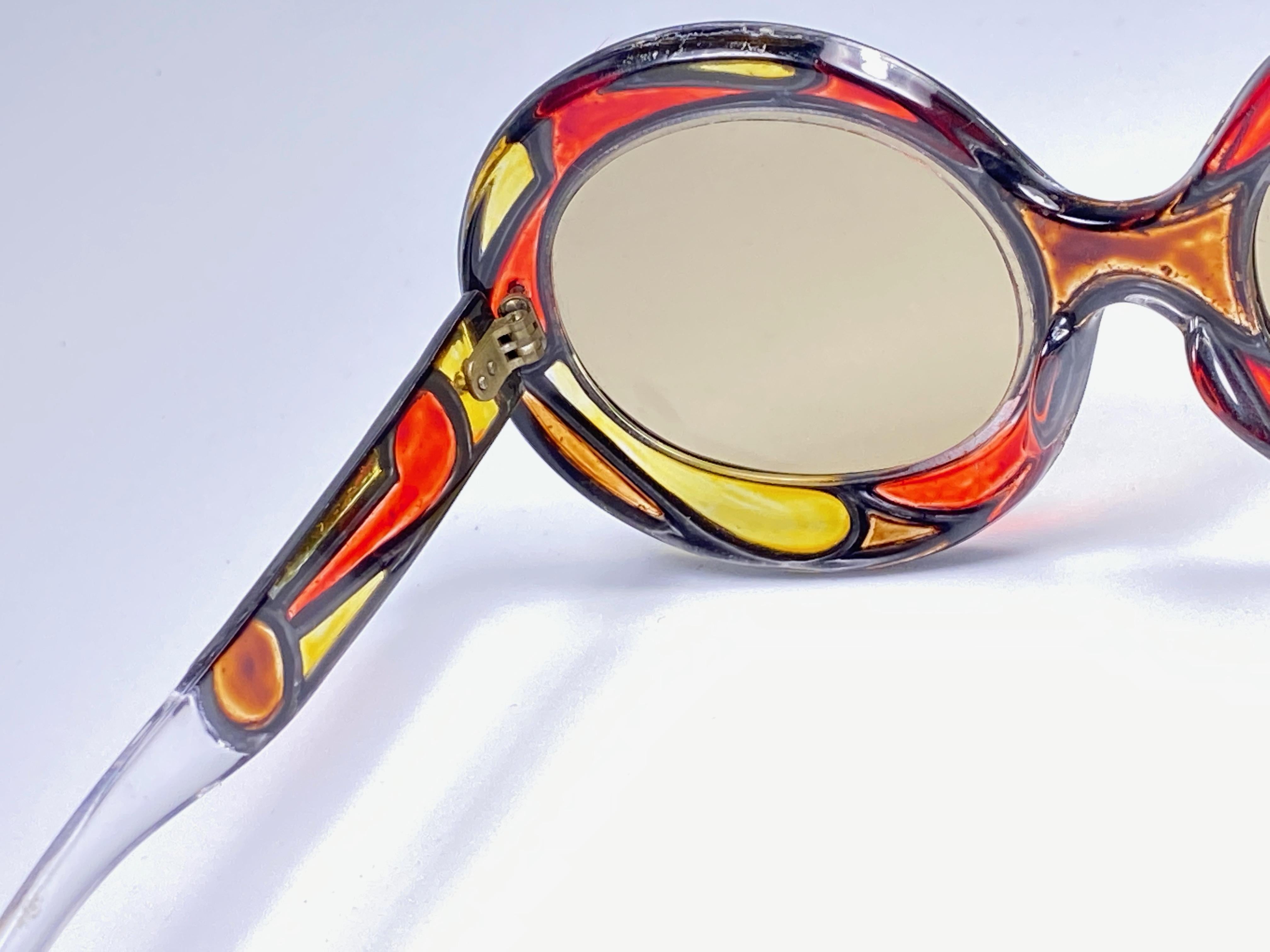 stained glass eye glasses