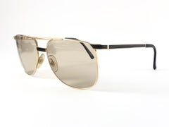 New Vintage Missoni M405 Gold Sunglasses 1990's Made in Italy