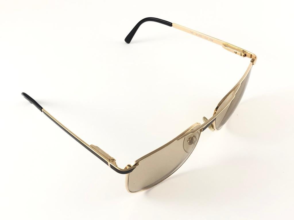 New Vintage Missoni M405 Gold Sunglasses 1990's Made in Italy In New Condition In Baleares, Baleares