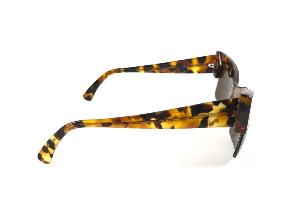 Neu Vintage Montana 522 Schildpatt-Sonnenbrille, handgefertigt in Frankreich, 1980er Jahre im Zustand „Neu“ im Angebot in Baleares, Baleares