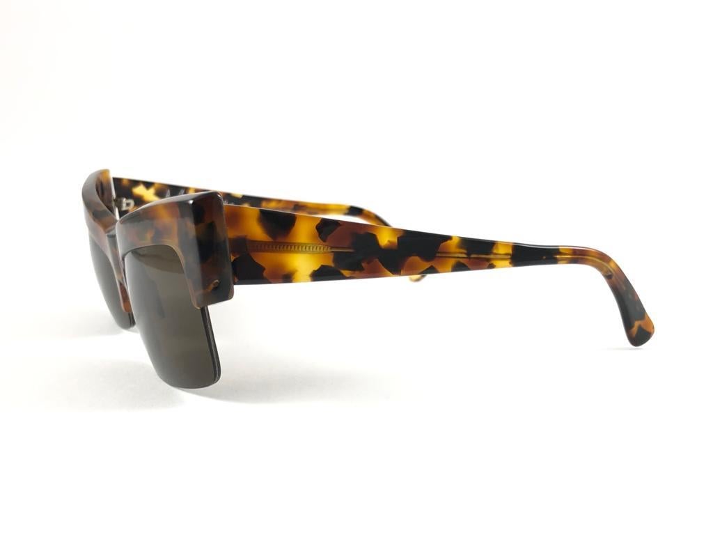 Neu Vintage Montana 522 Schildpatt-Sonnenbrille, handgefertigt in Frankreich, 1980er Jahre für Damen oder Herren im Angebot