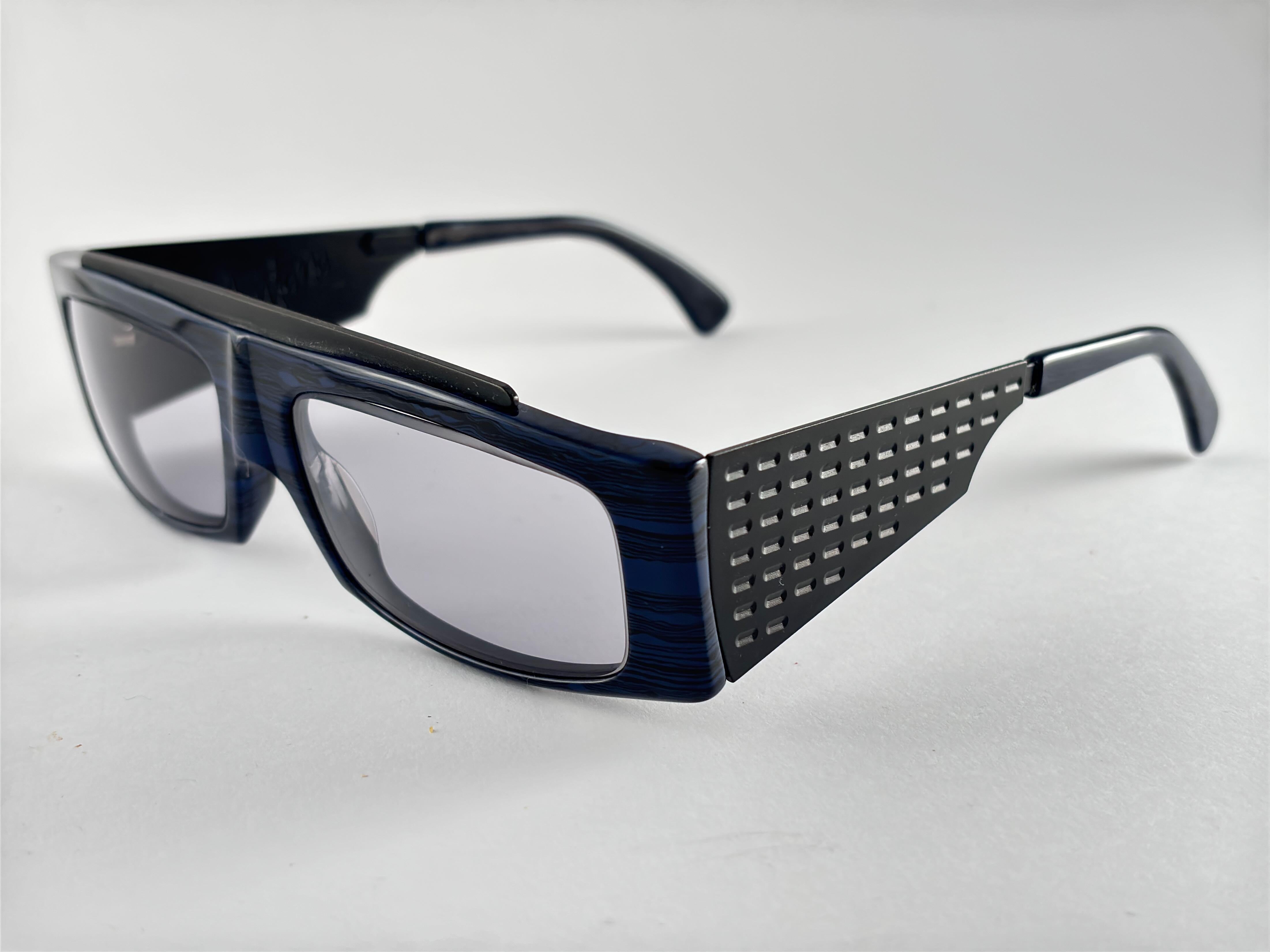 New Vintage Montana 553 Mask Handmade in France Sunglasses 80's For Sale 5